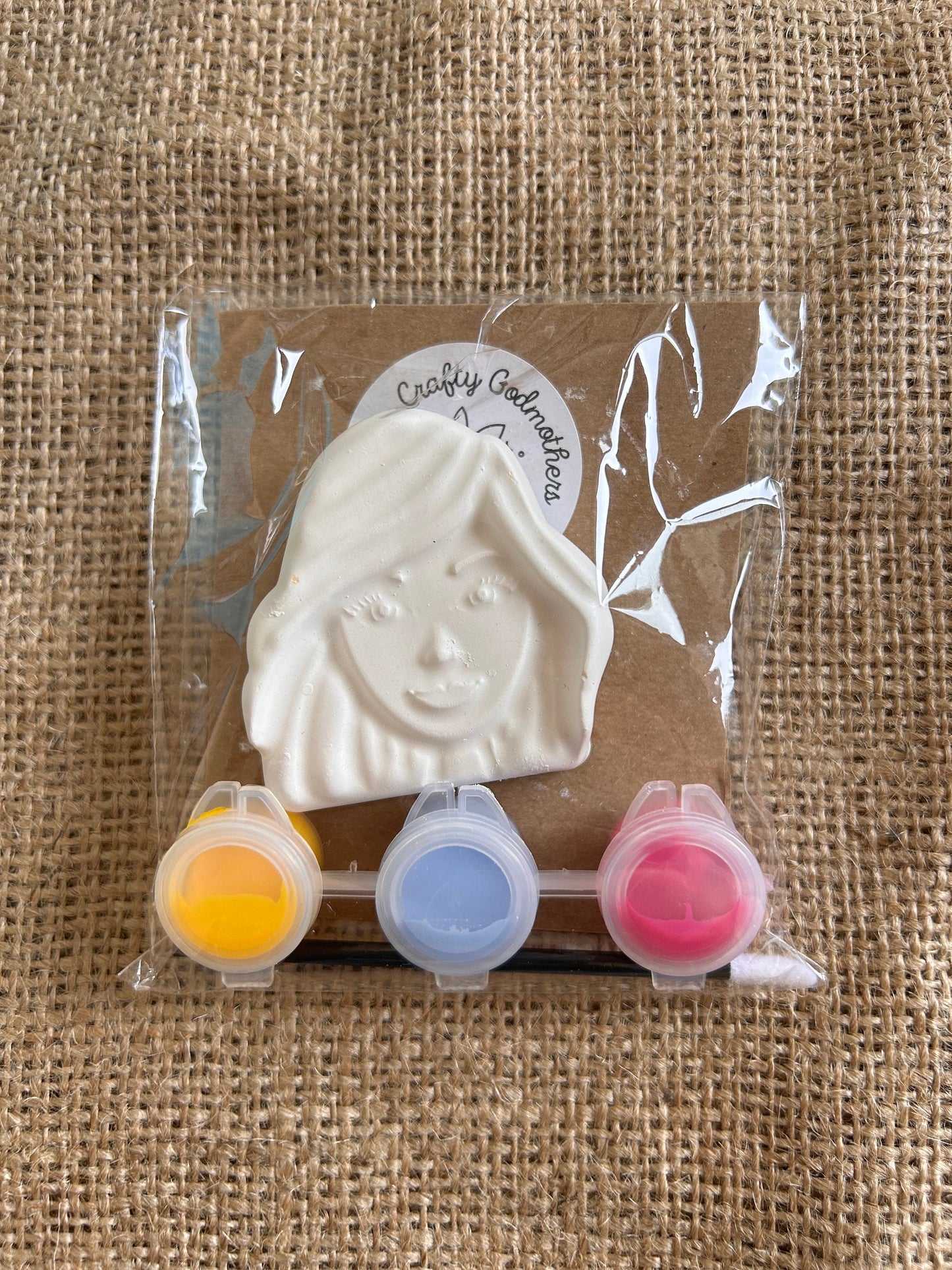 Paint your own mini fashion girl party bag fillers favours (1 supplied)