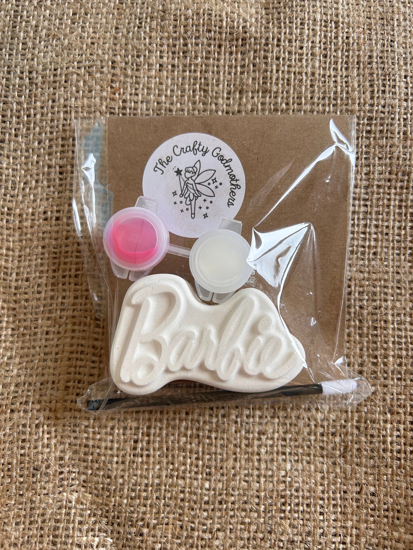 Paint your own mini fashion girl party bag fillers favours (1 supplied)