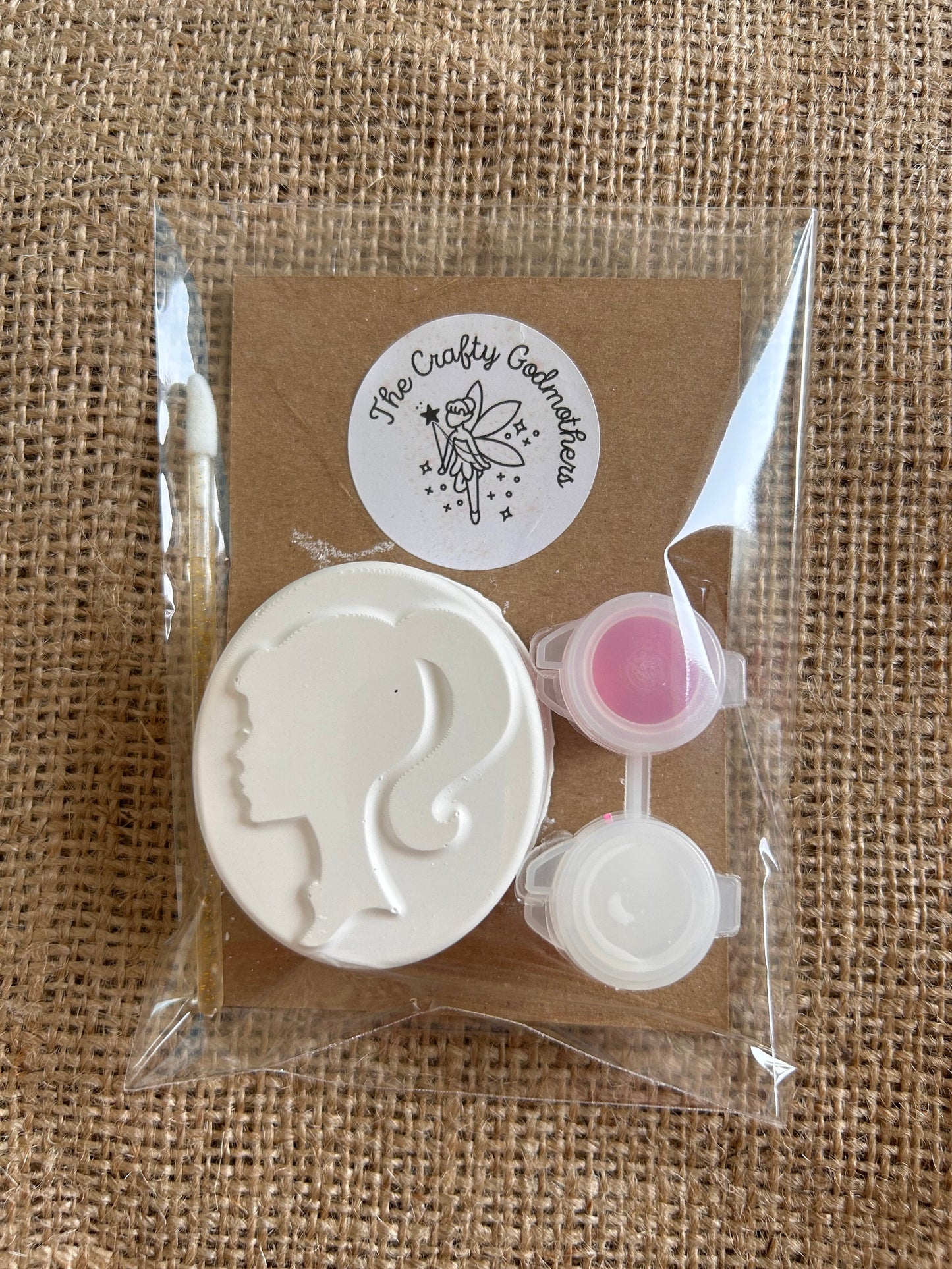 Paint your own mini fashion girl party bag fillers favours (1 supplied)