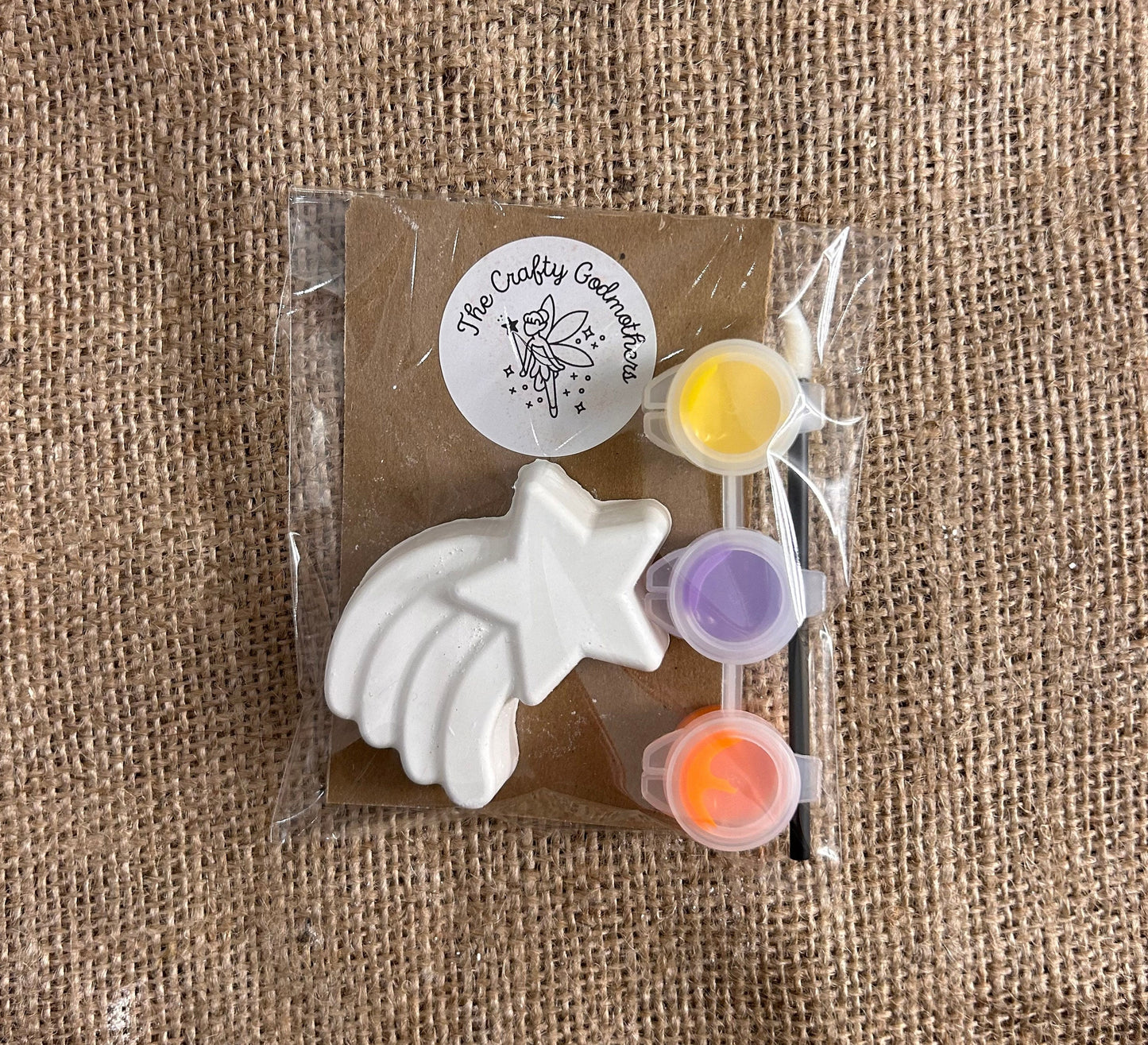Mini shooting star, rainbow or sunshine paint your own party bag fillers favours (1 supplied)