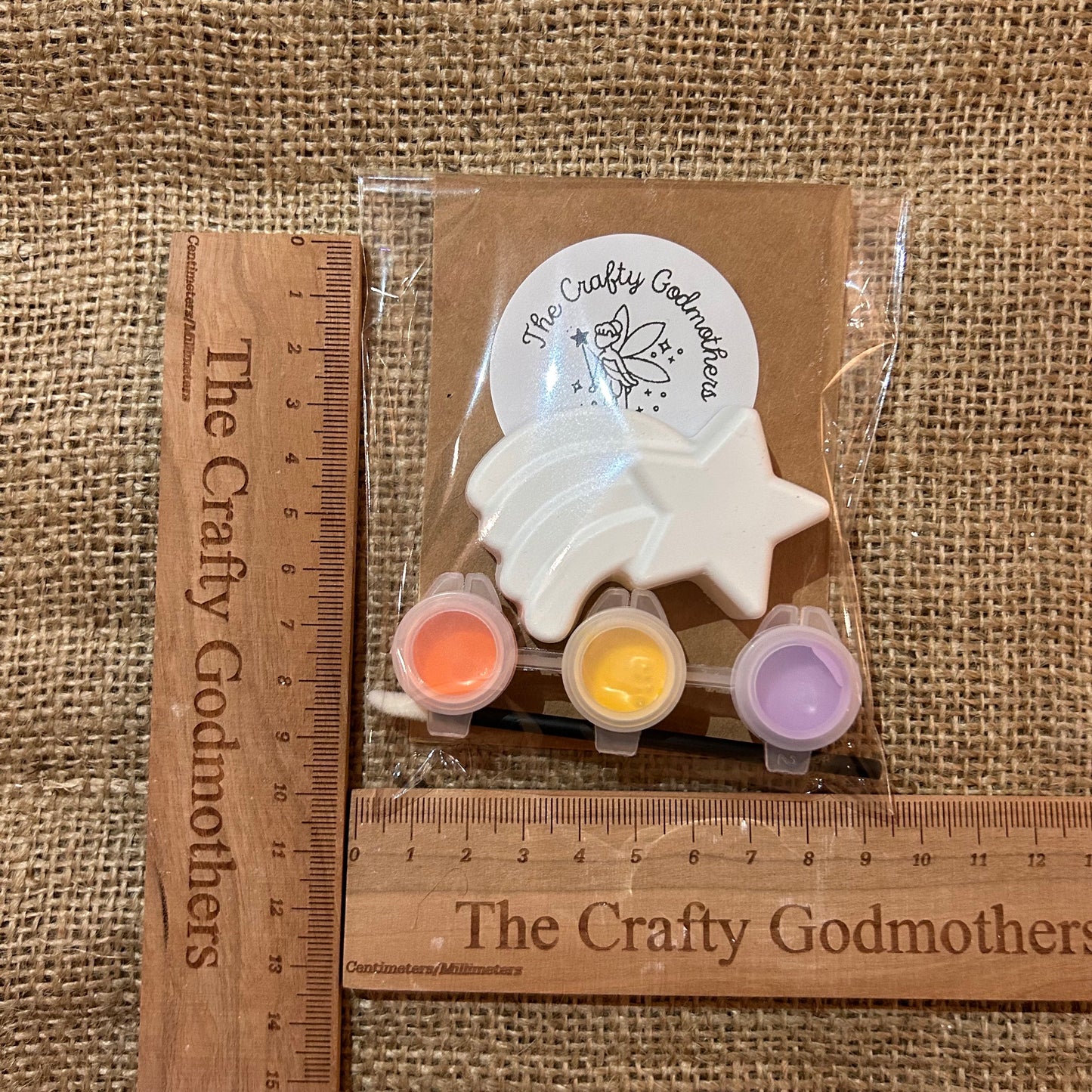 Mini shooting star, rainbow or sunshine paint your own party bag fillers favours (1 supplied)