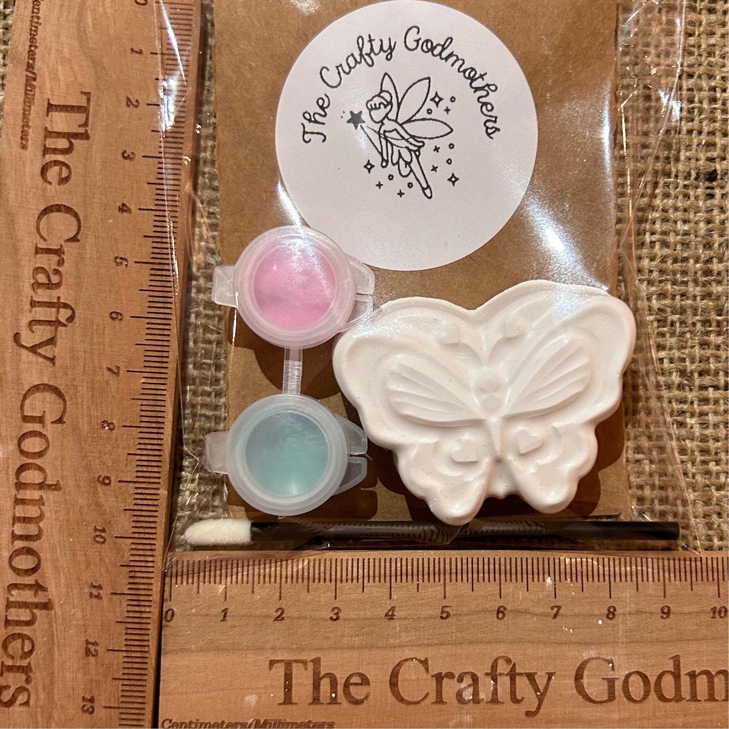 Bumble bee butterfly paint your own party bag filler favour