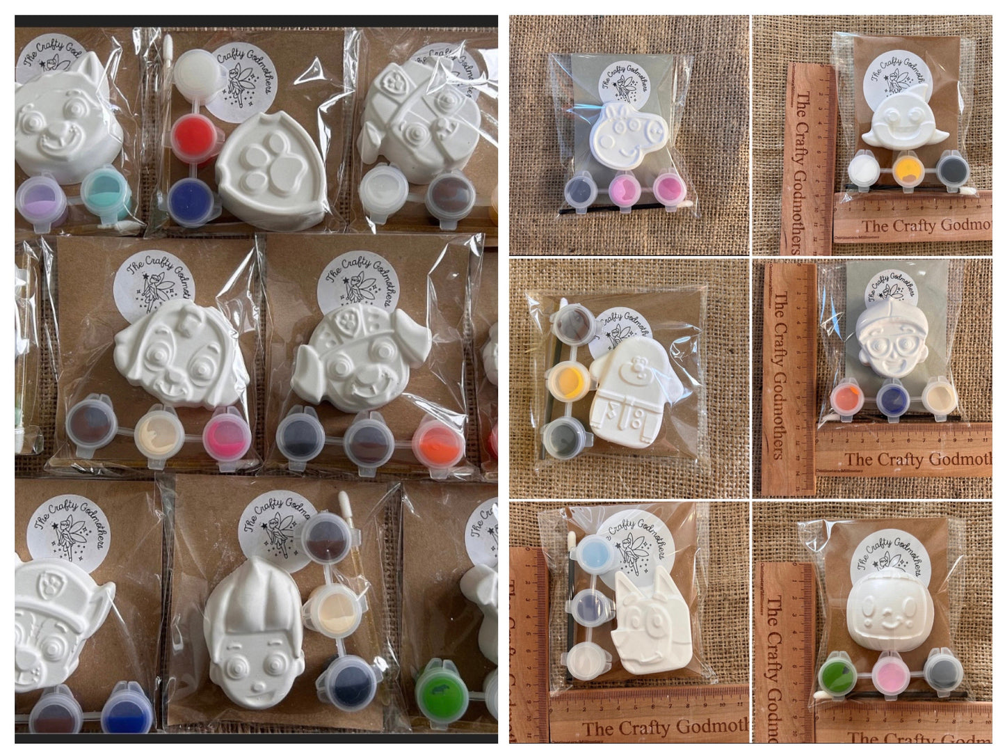 younger children’s mini paint your own party bag filler favours younger guests party bags (1 supplied)