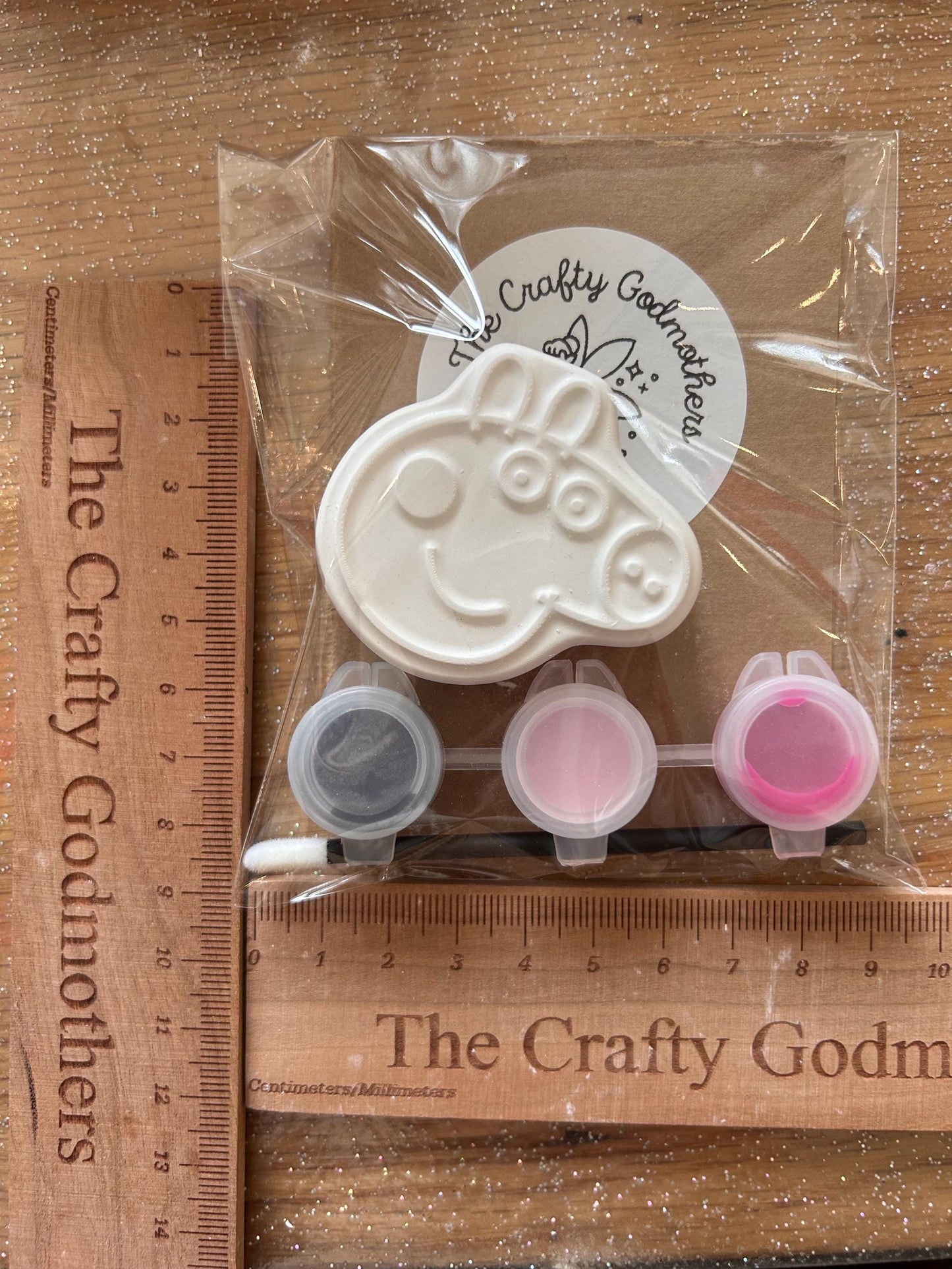 Mini pink pig party bag filler favours