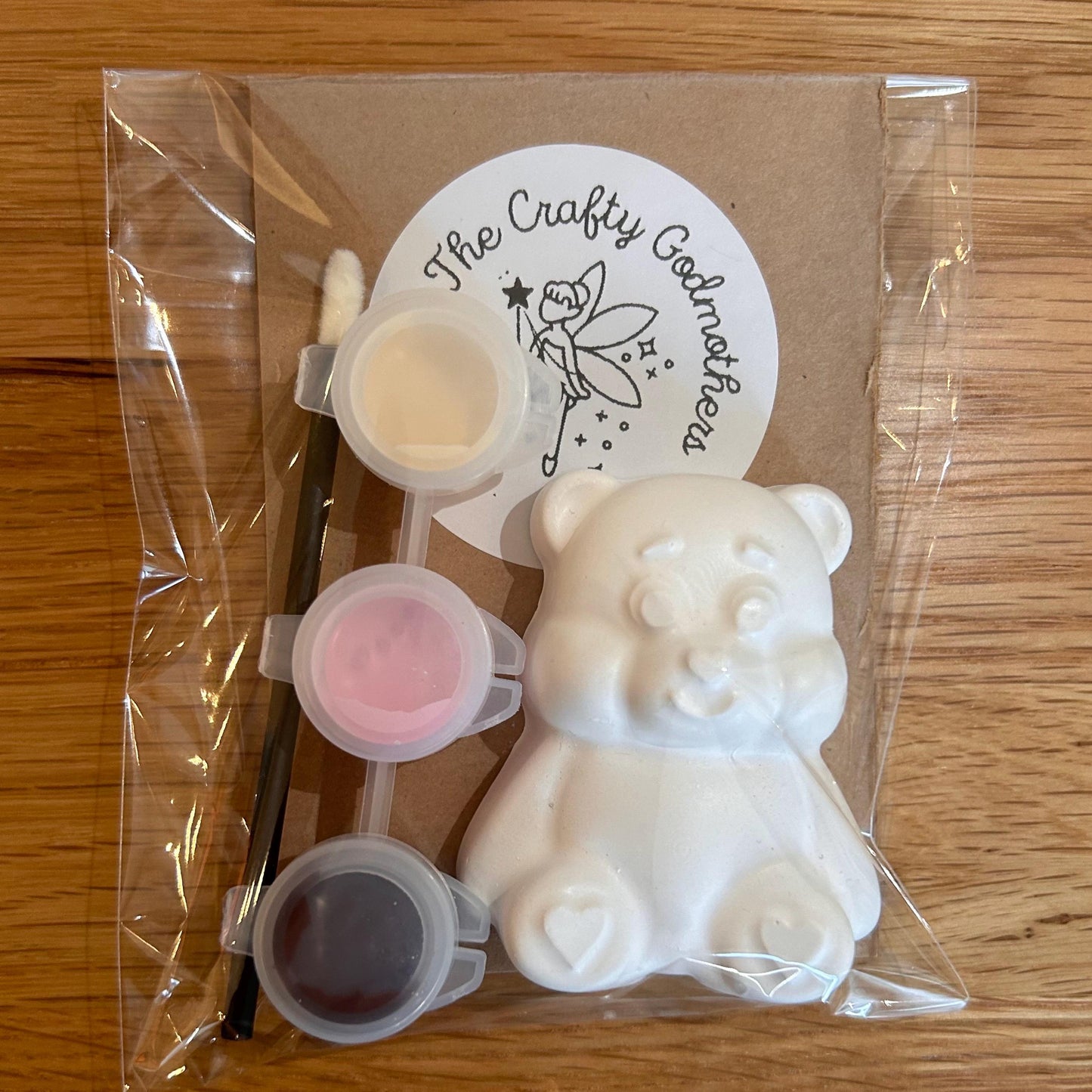 mini paint your own bear party favour filler goody bags (1 supplied)