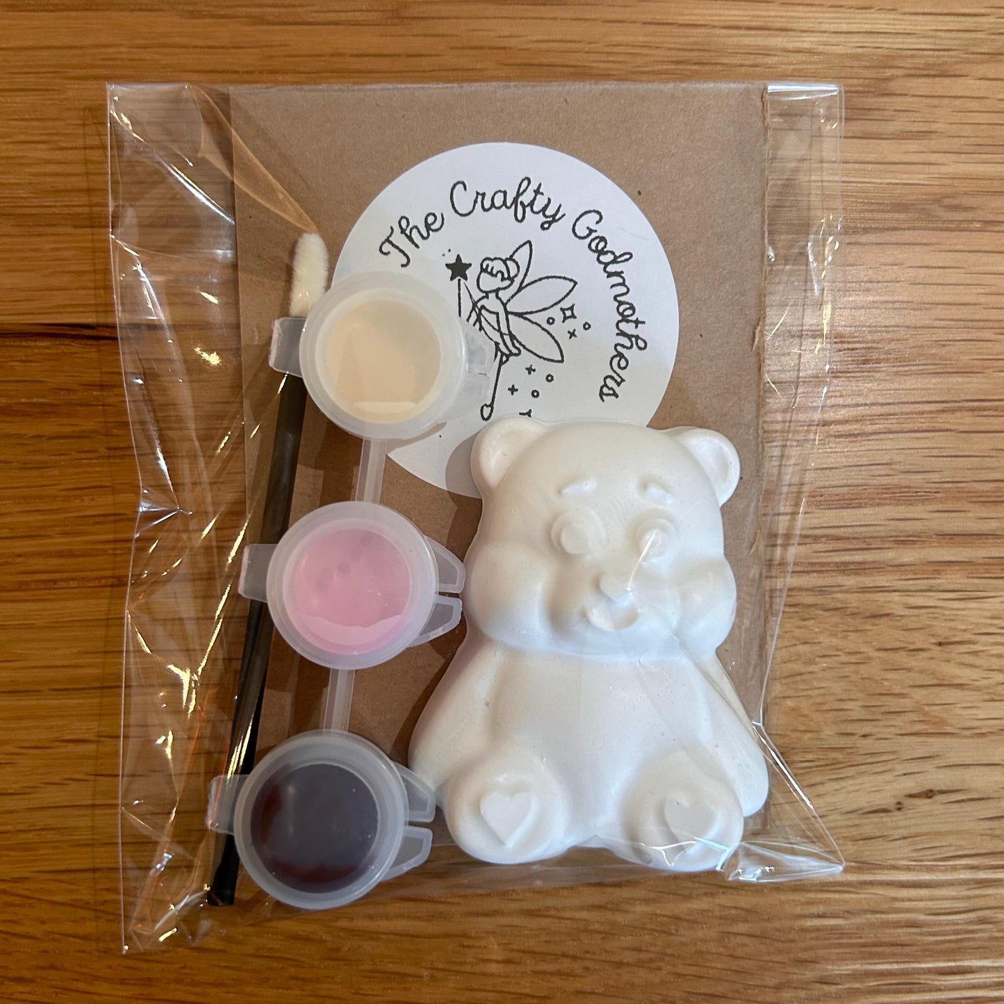mini paint your own bear party favour filler goody bags (1 supplied)
