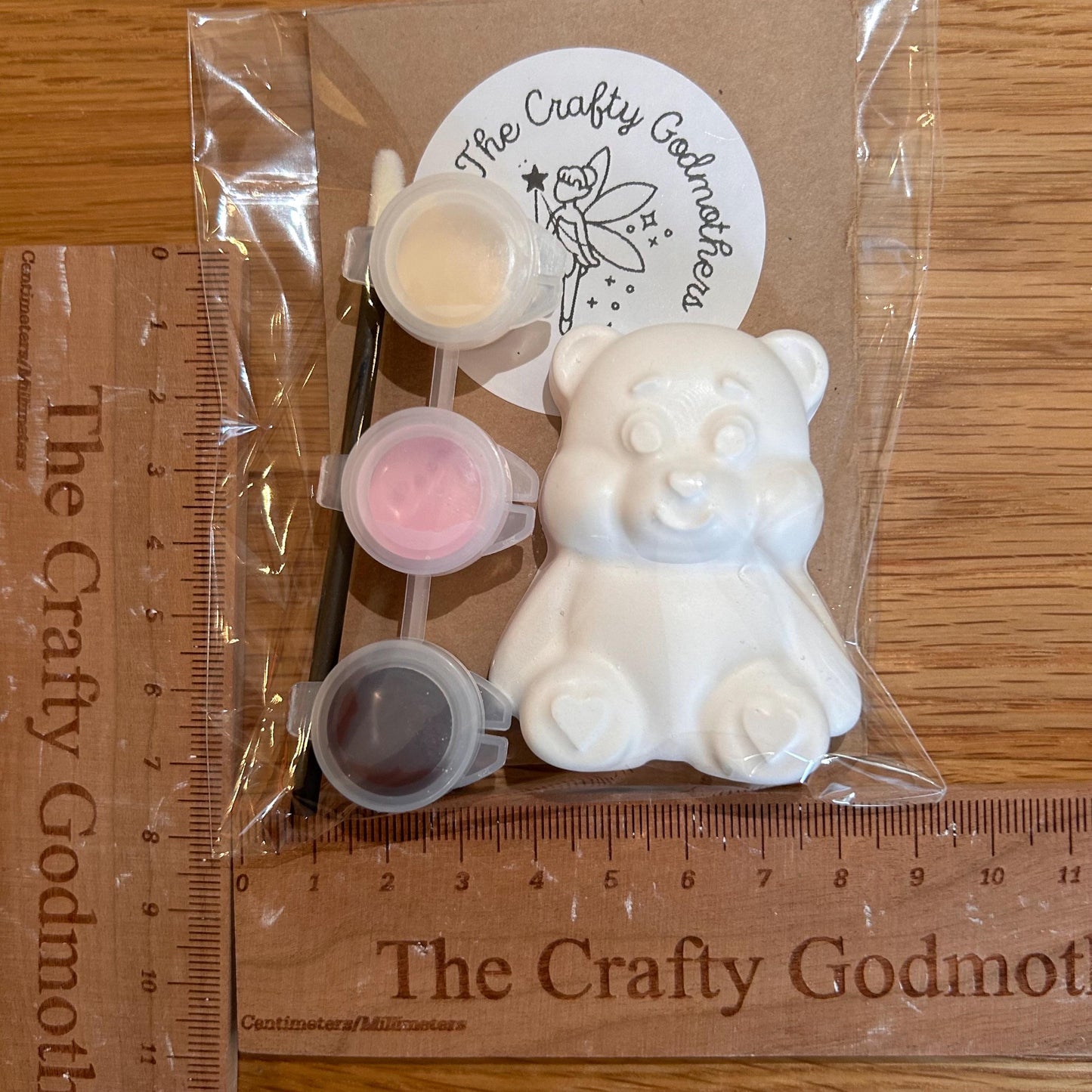 mini paint your own bear party favour filler goody bags (1 supplied)