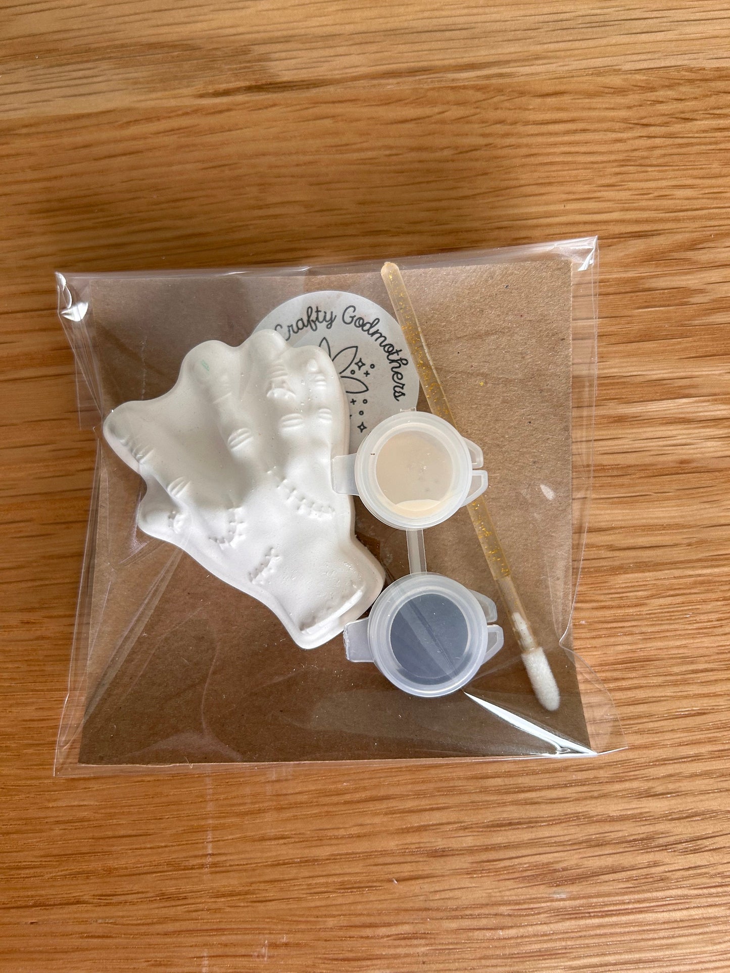 Paint your own mini goth girl party bag fillers favours