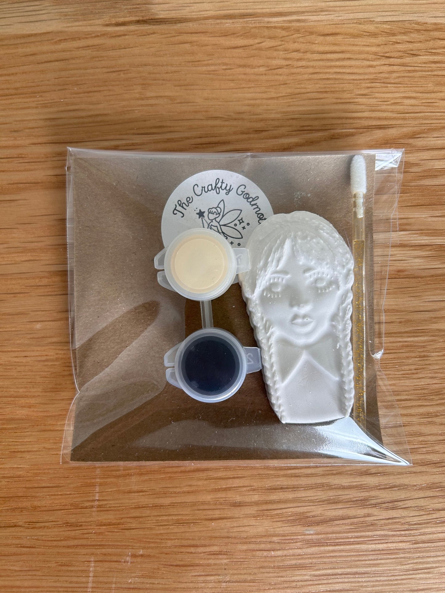 Paint your own mini goth girl party bag fillers favours