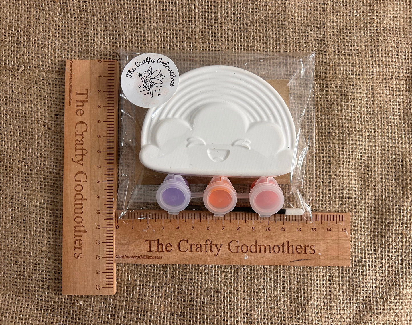Paint your own medium rainbow party bag favour filler