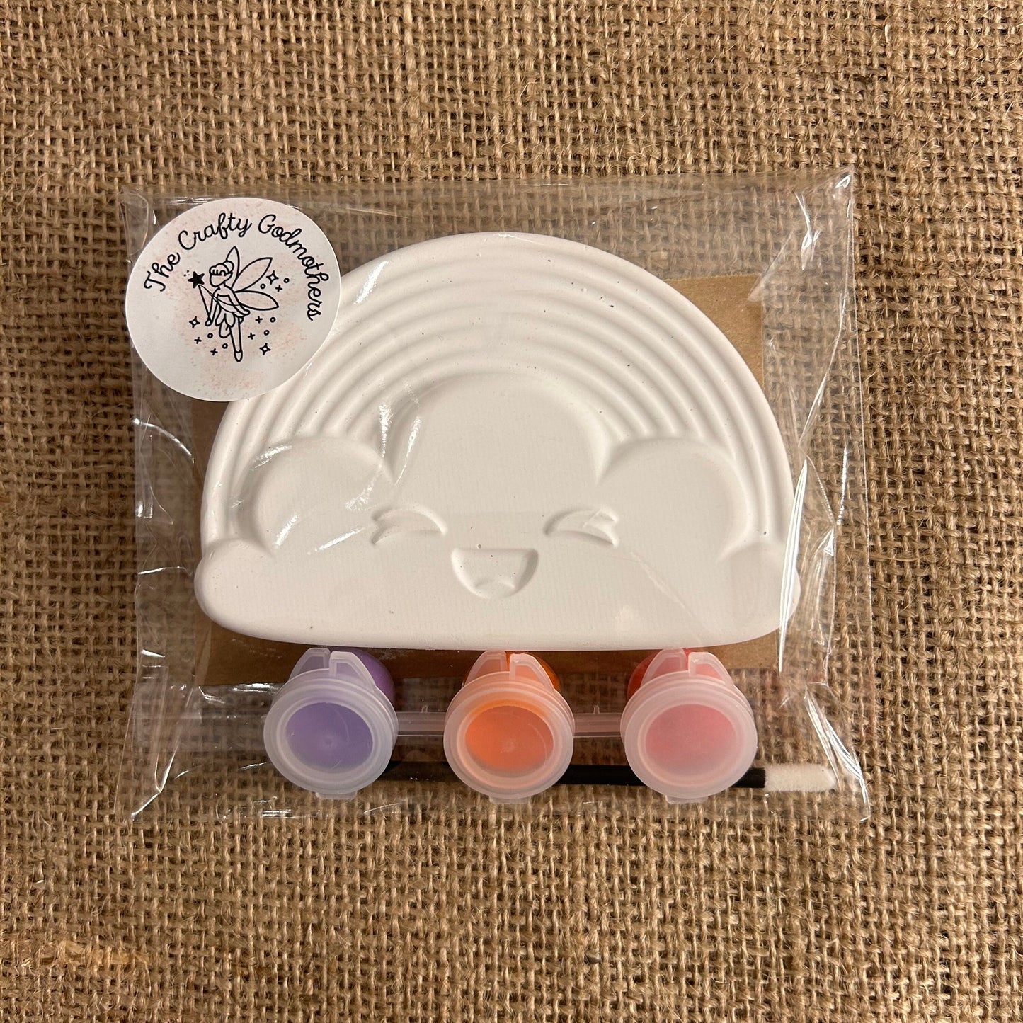 Paint your own medium rainbow party bag favour filler
