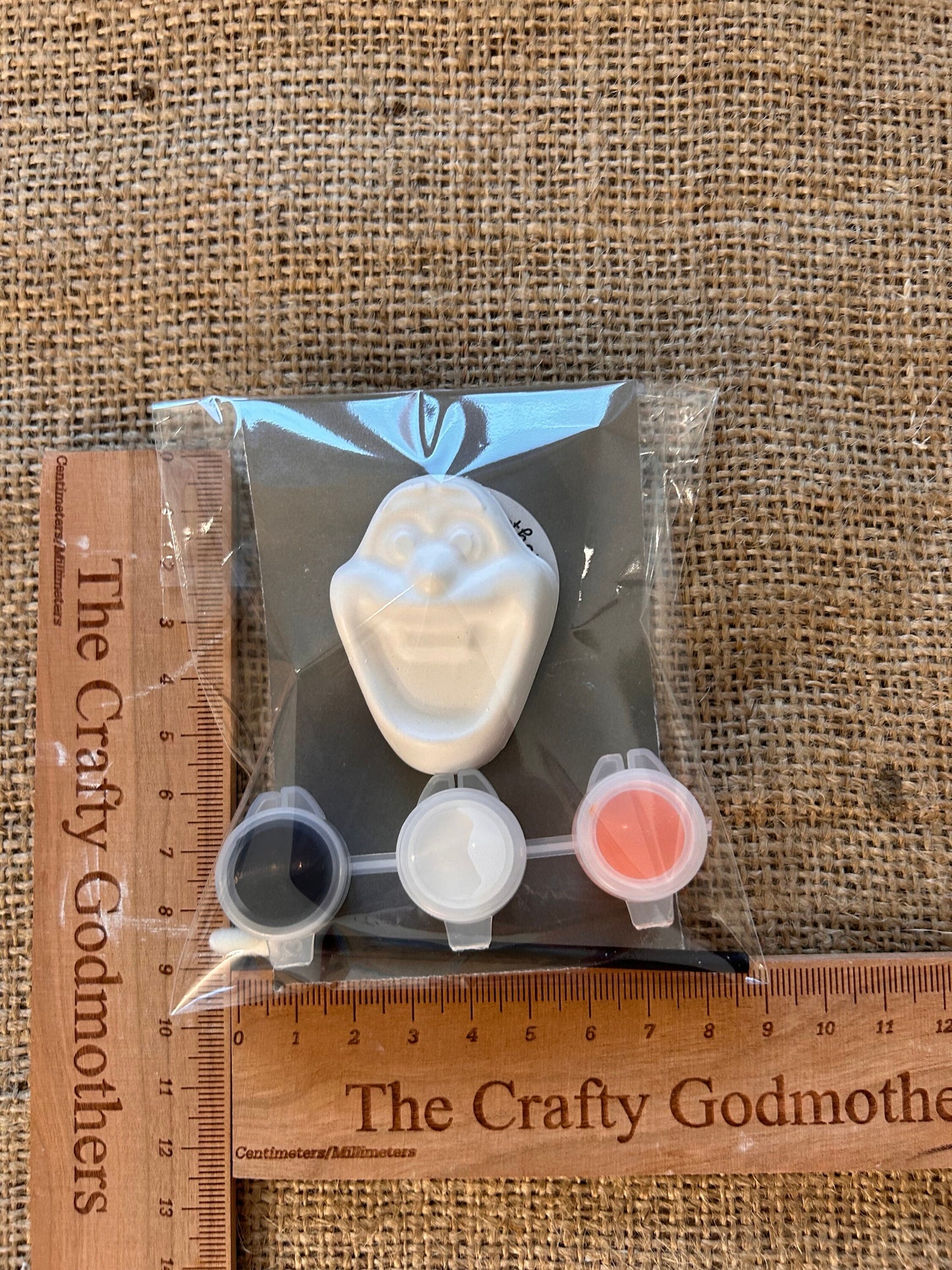 Mini warm hugs snowman paint your own party bag fillers