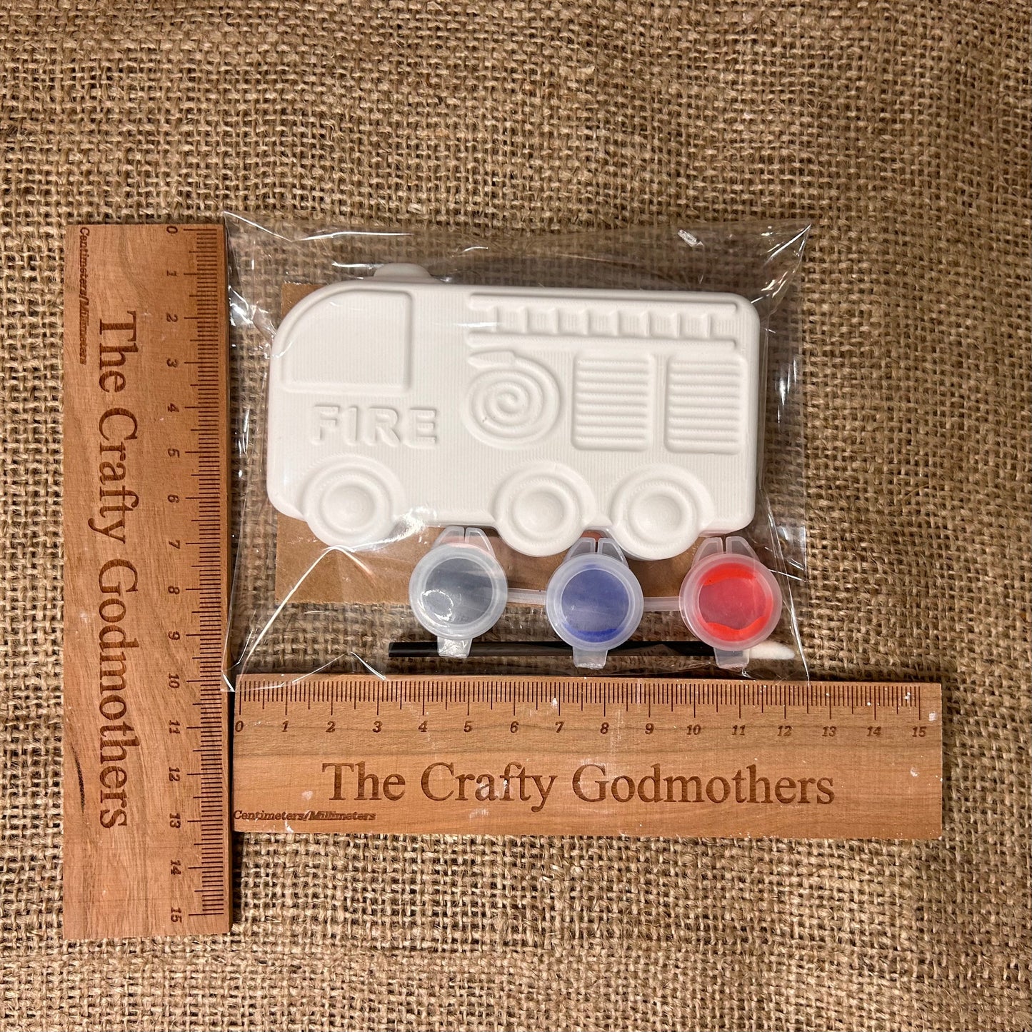 Paint your own transport party bag filler favours