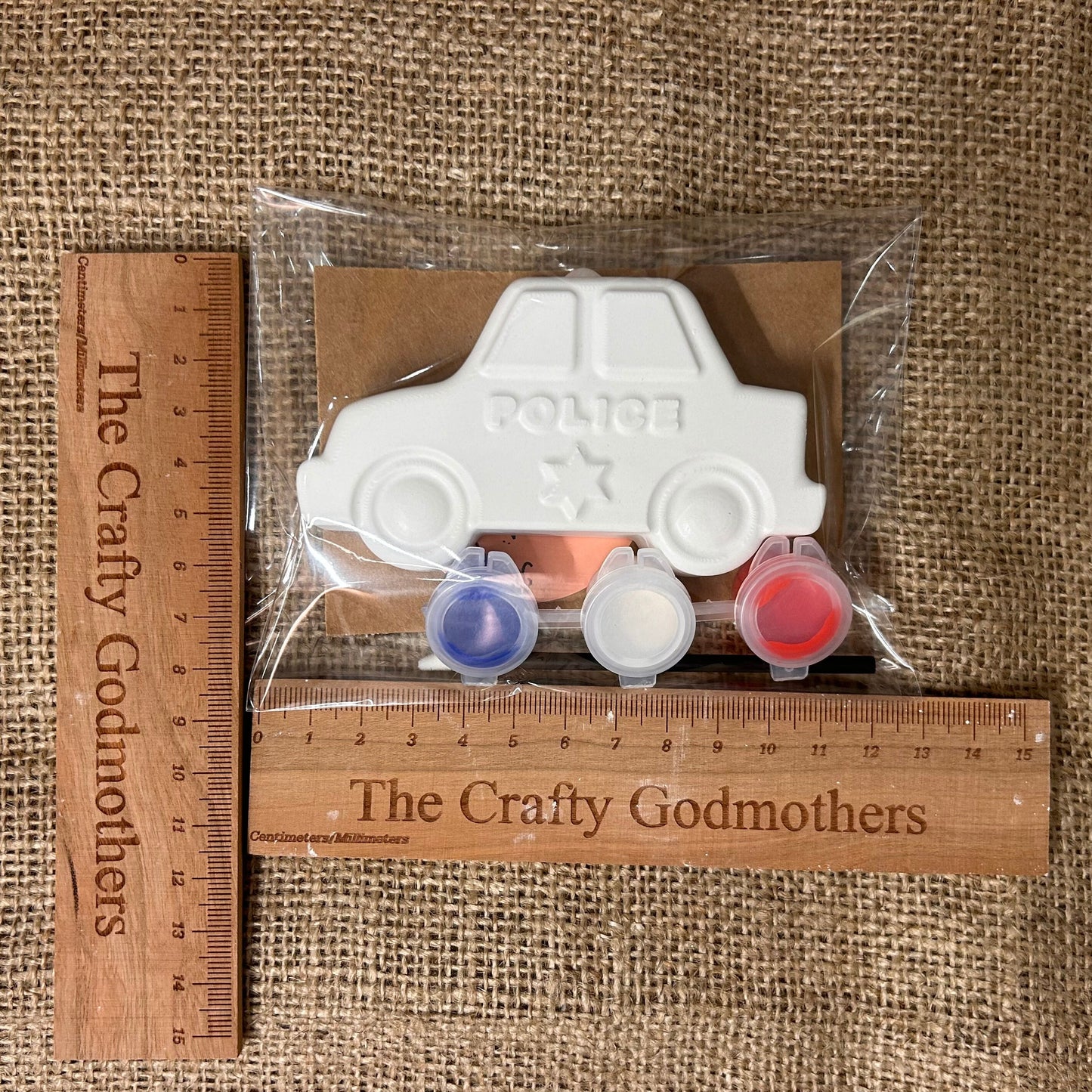 Paint your own transport party bag filler favours