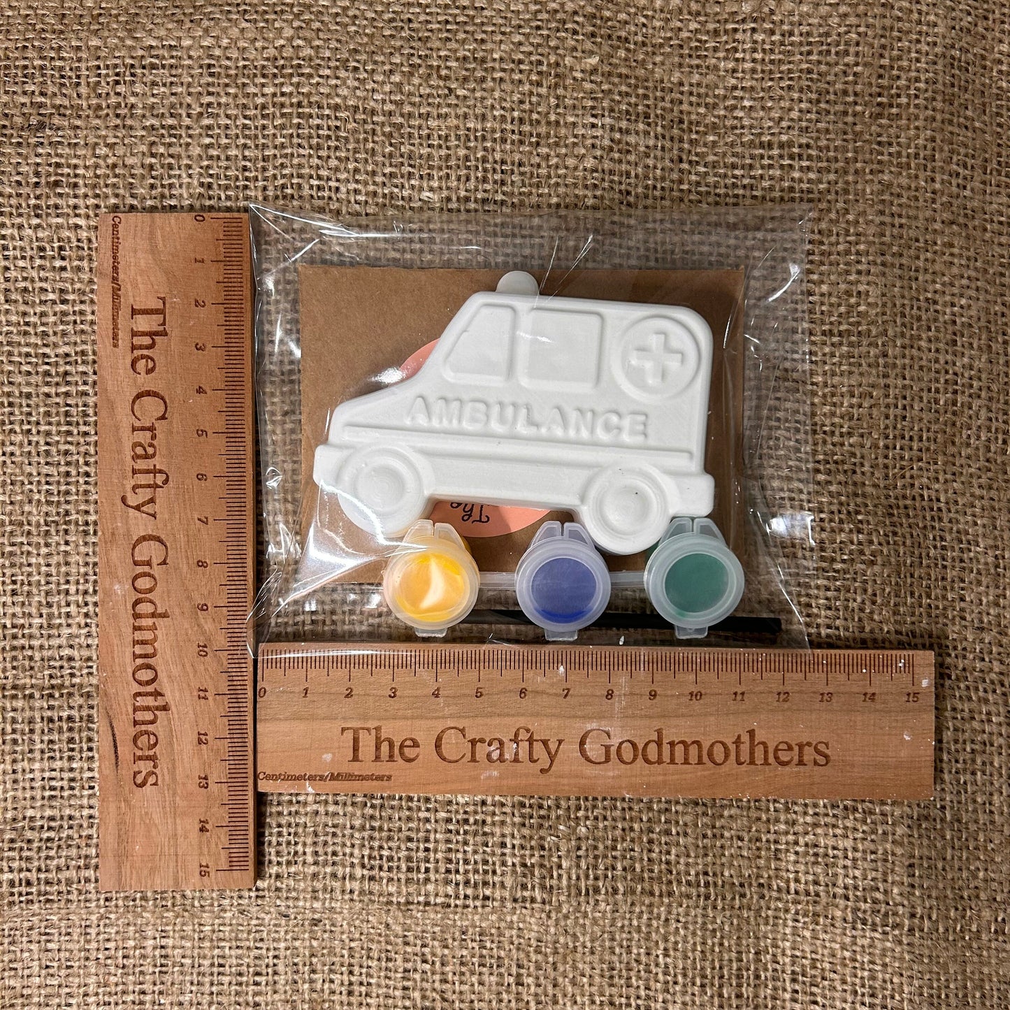 Paint your own transport party bag filler favours