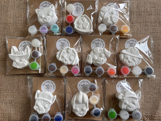 Paint your own mini pups party bag fillers favours (1 supplied)