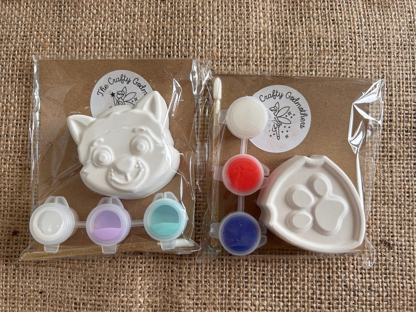 Paint your own mini pups party bag fillers favours (1 supplied)