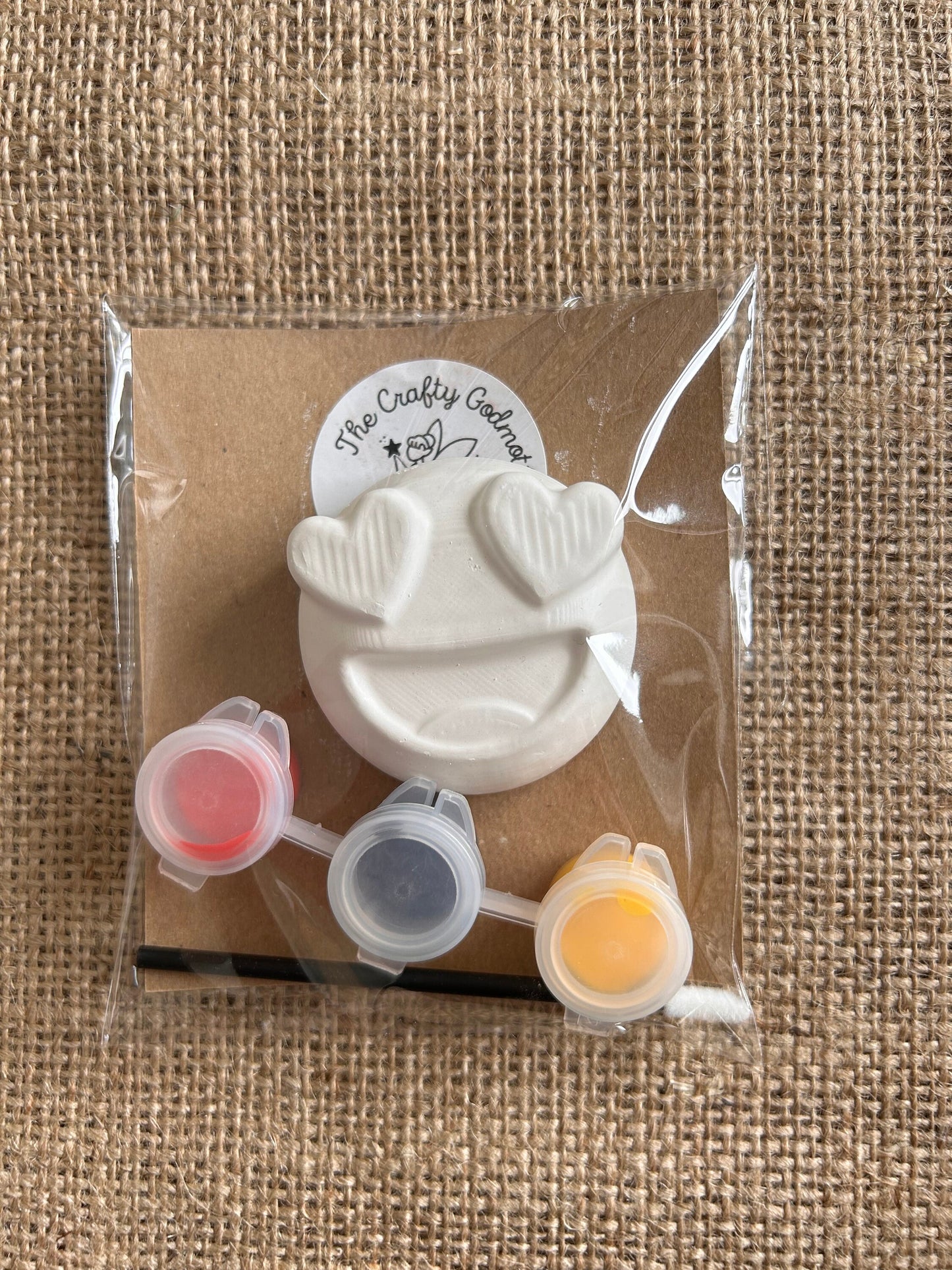 Mini emoji paint your own party bag filler favours (1 supplied)