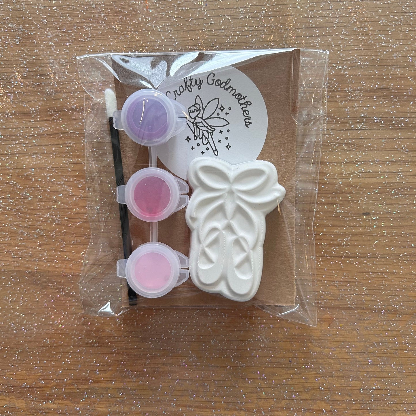 Mini paint your own ballet tutu or ballet slippers party favours fillers PY0