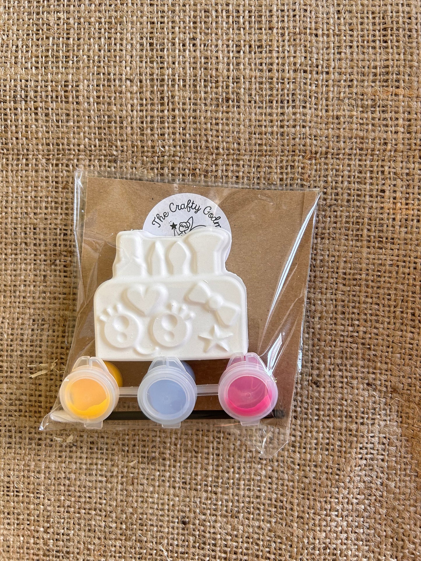 Mini paint your own make up bag party bag filler favours