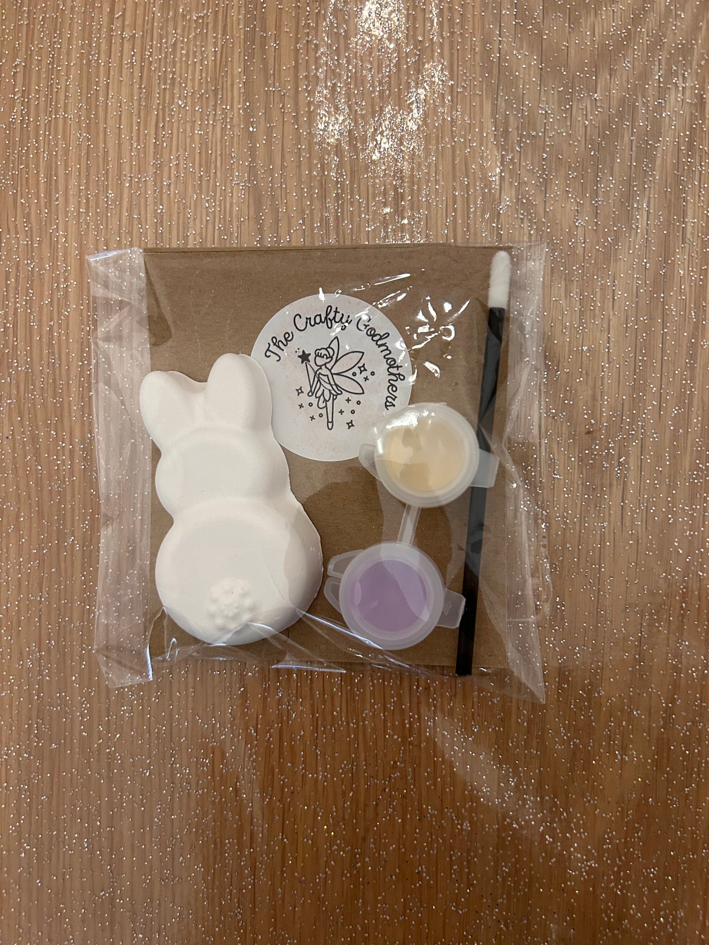 Mini paint your own bunnies party bag favours fillers